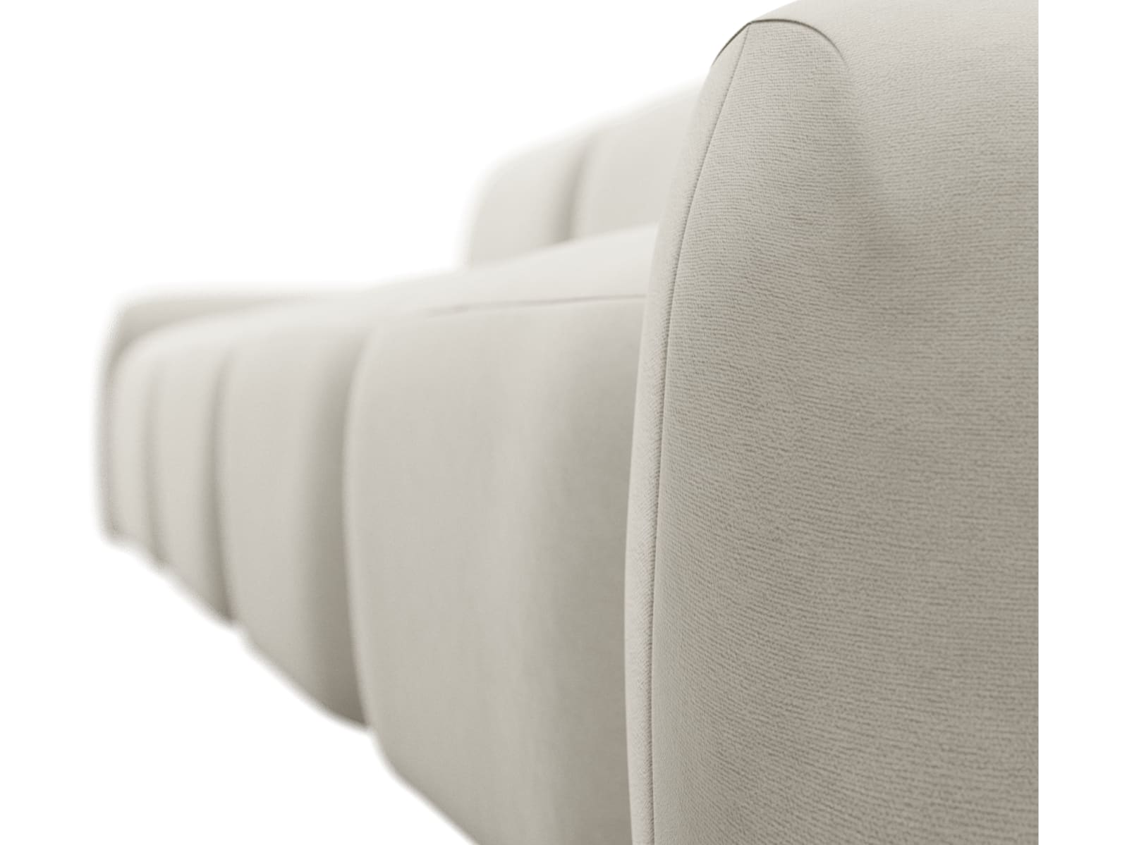 Beckett Muse Flax Modular Sofa - 4 Seater color Muse Flax