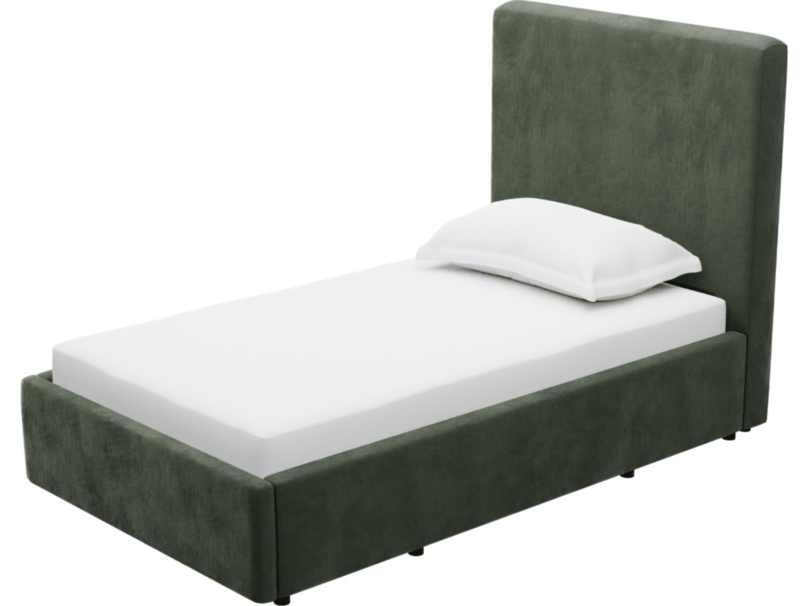 Aria Muse Forest Left Drawer Storage Bed color Muse Forest