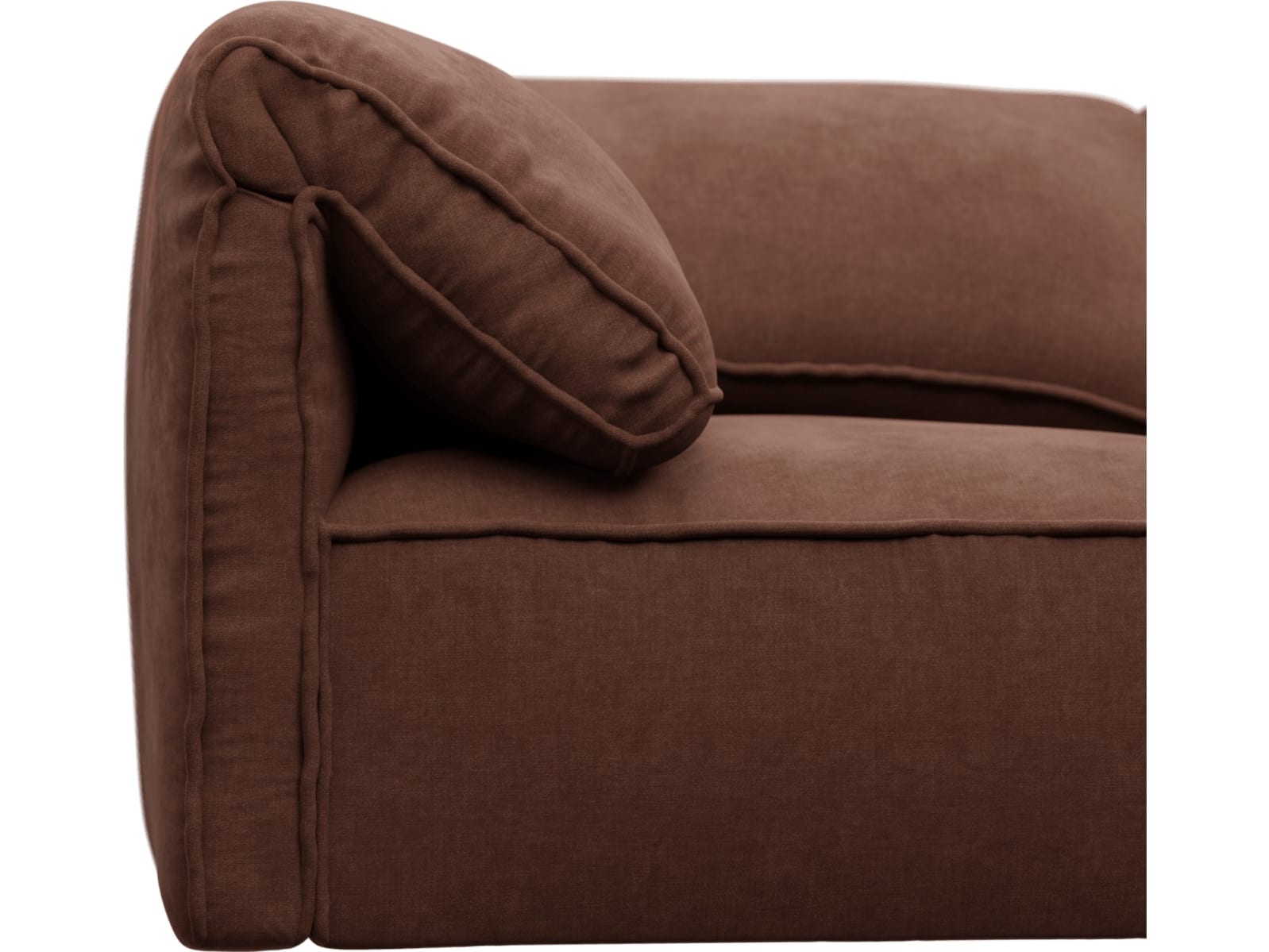 Kai Muse Rust Modular Sofa - 2 Seater color Muse Rust