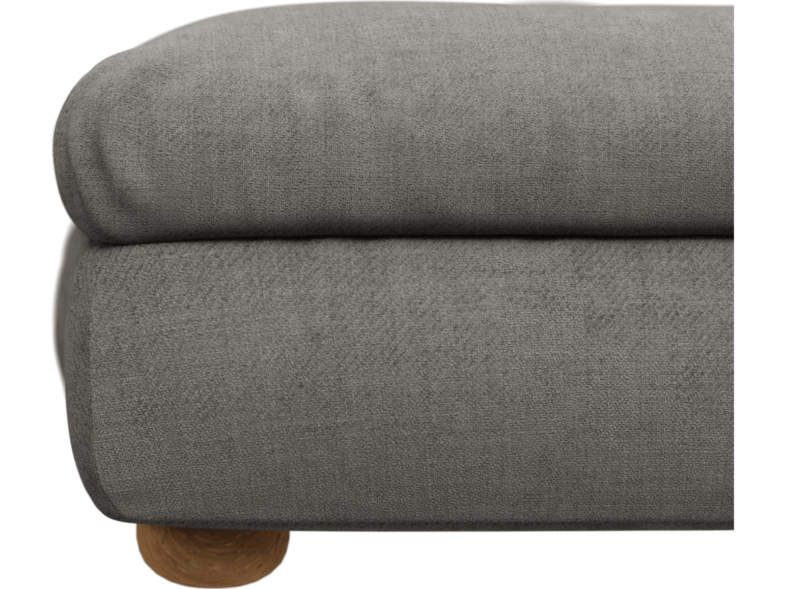 Tully Isla Soft Grey Ottoman color Isla Soft Grey
