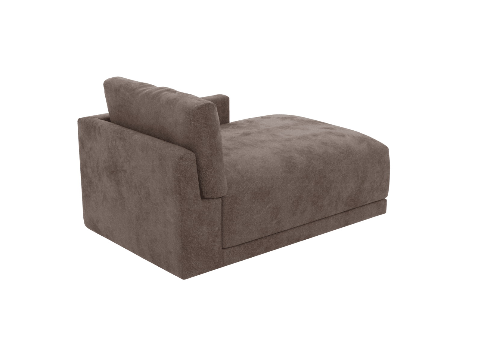 Haven Muse Mink Right Arm Facing Chaise Sofa Module color Muse Mink