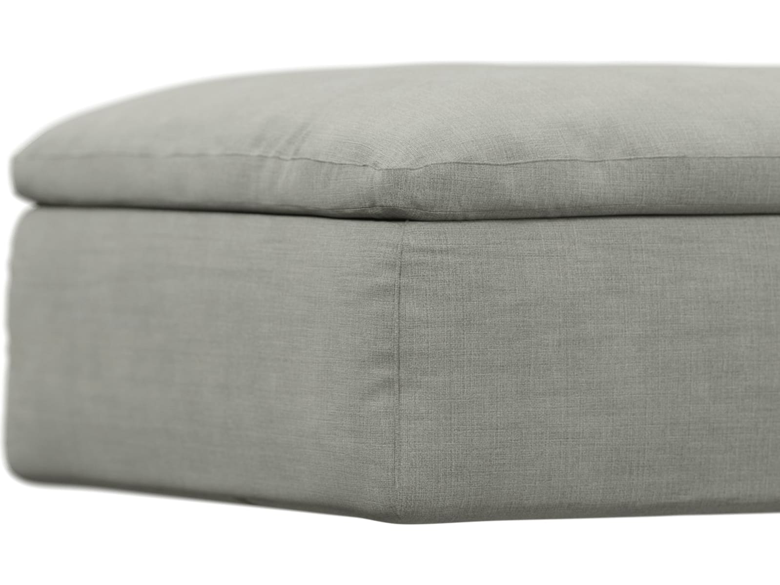 Cloud Deep Toorak Pebble Ottoman color Toorak Pebble