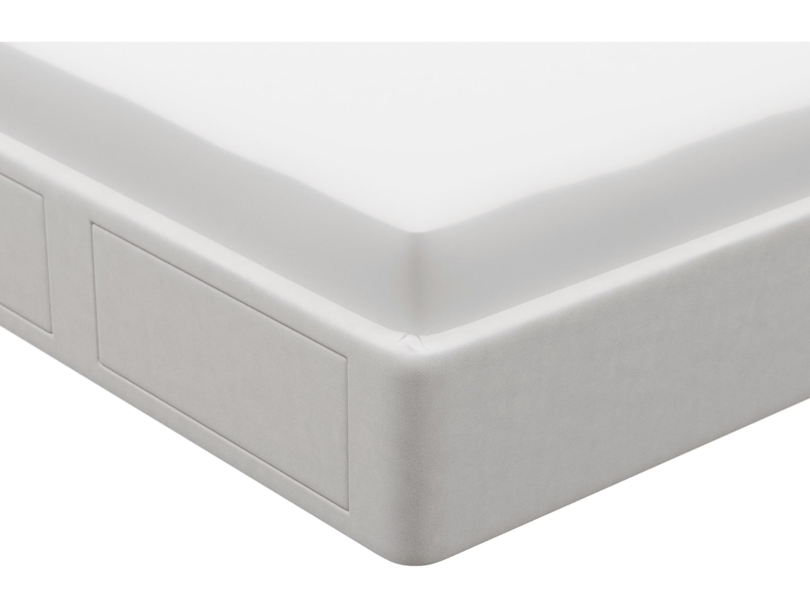 Zenith Storage Drawer Bed Base Muse Frost color Muse Frost
