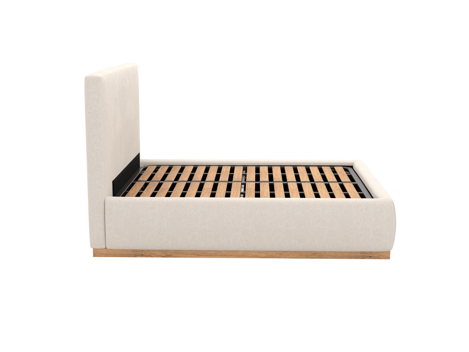 Haven Gas Lift Bed View Cream Queen color View Cream