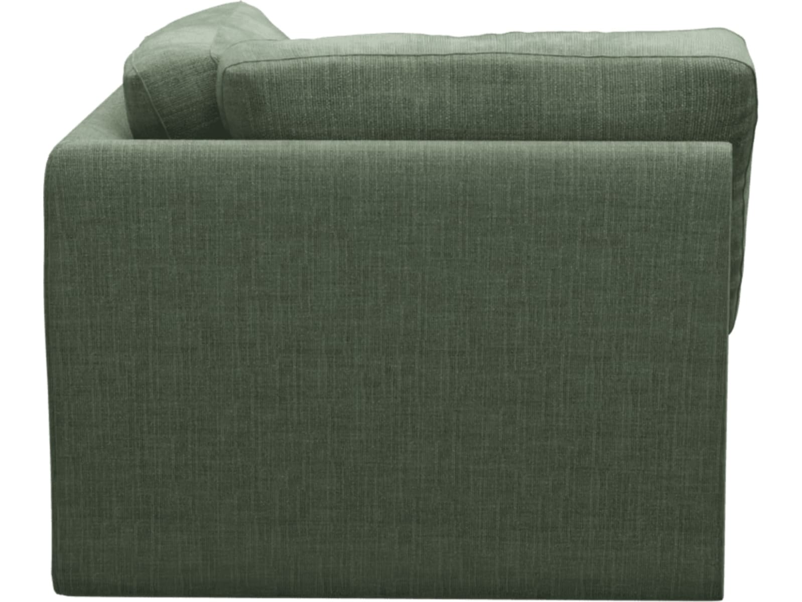 Monica Tribute Dark Jade Corner Sofa Chair Module color Tribute Dark Jade