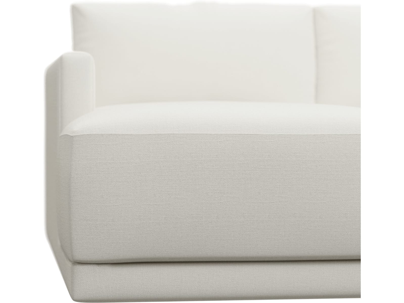 Haven Apt Tribute Shell Chaise Sofa color Tribute Shell