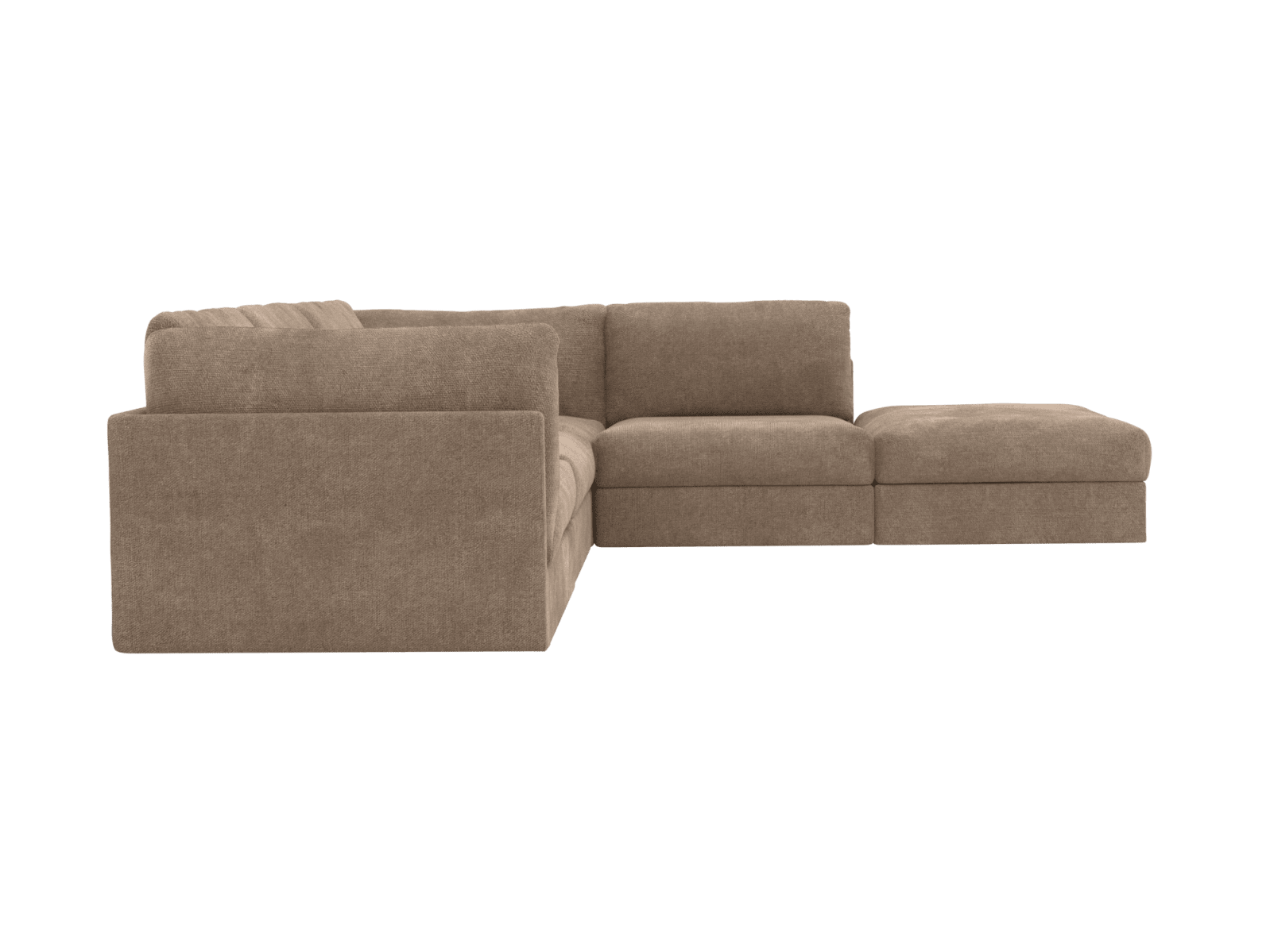 Finley Tribute Walnut Modular Sofa - 5 Seater RAF Terminal color Tribute Walnut