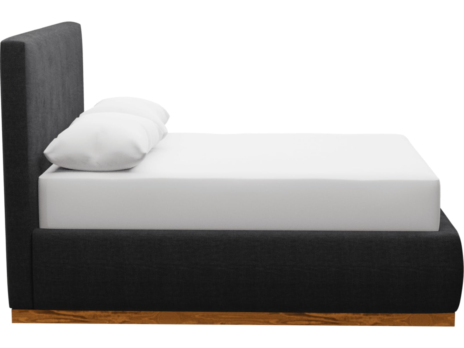 Haven Dark Gas Lift Bed Plaza Flint Grey color Plaza Flint Grey