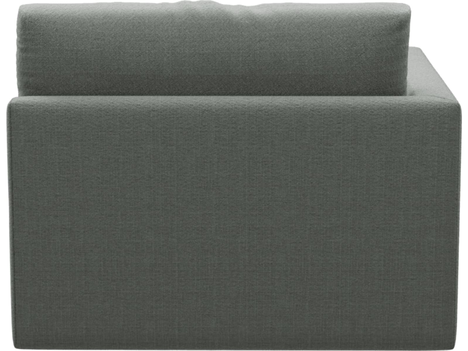 Haven Tribute Storm Left Arm Facing Chair Sofa Module color Tribute Storm