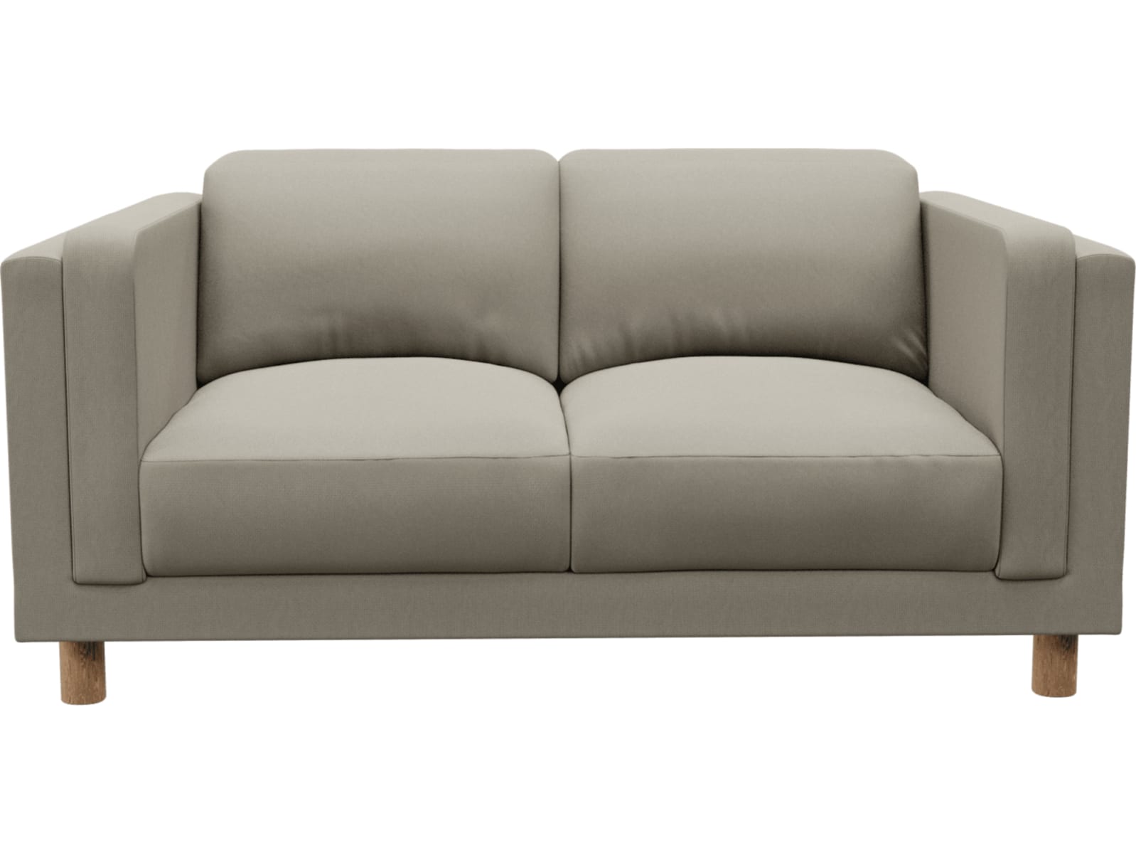 Hayes Plaza Natural Sofa - 2 Seater color Plaza Natural