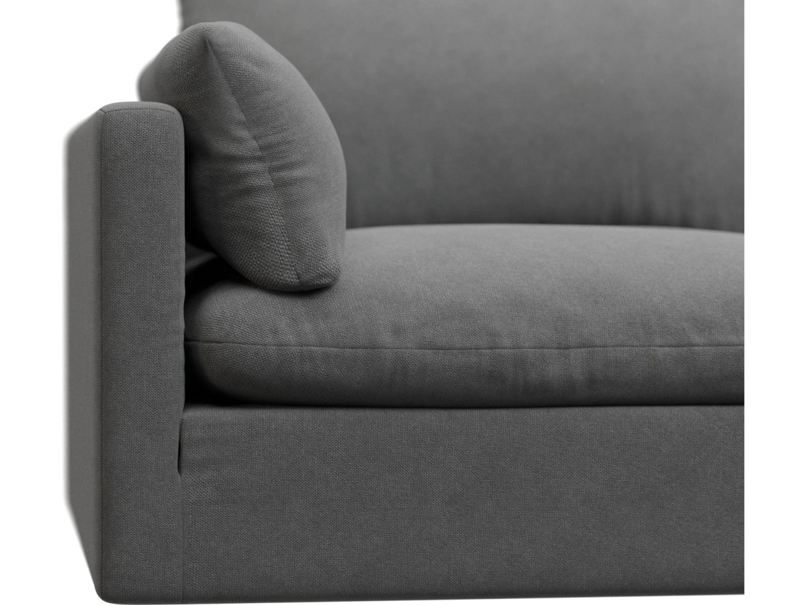 Willow Maya Flint Modular Sofa - 4 Seater color Maya Flint