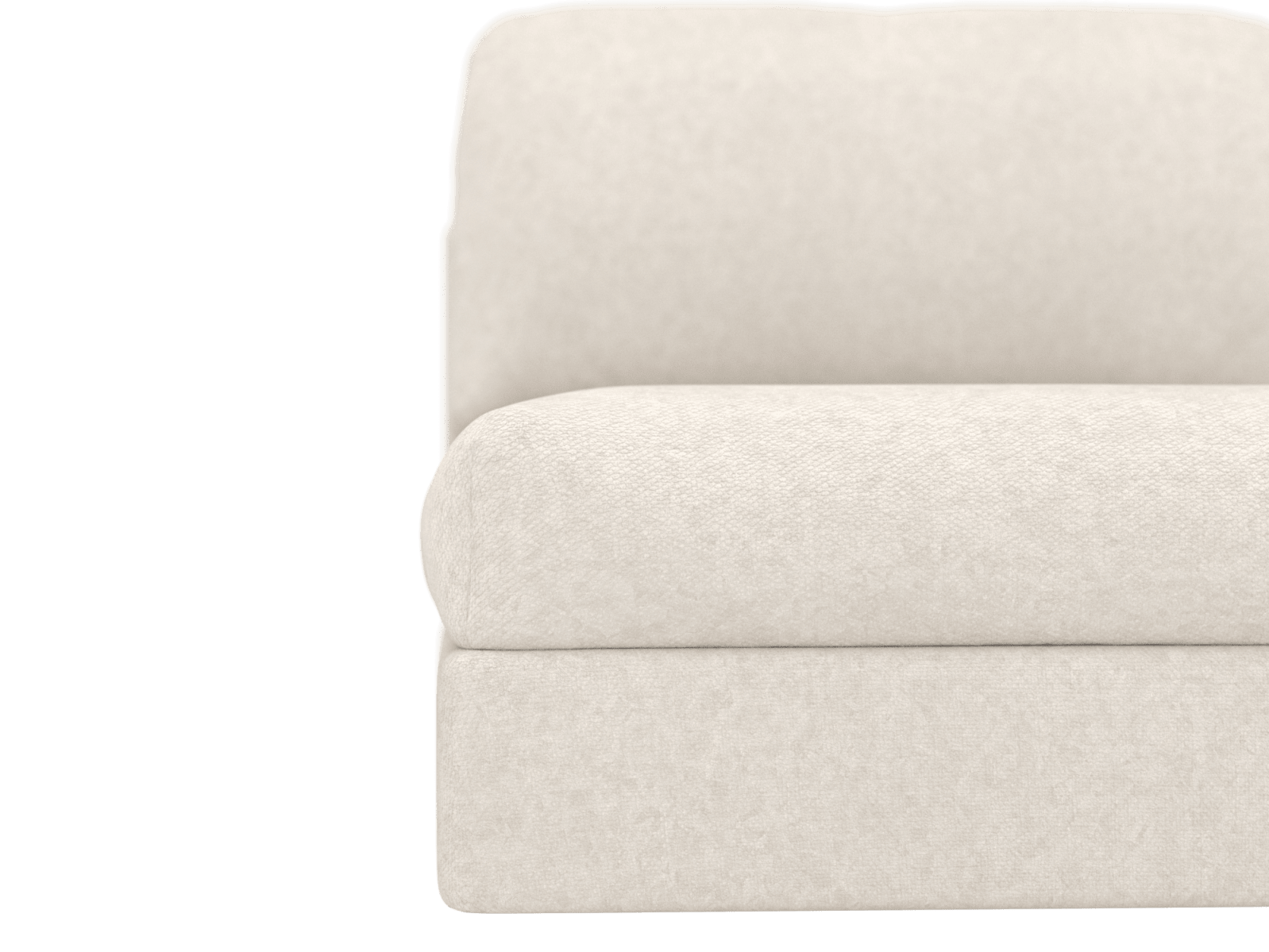 Finley Tribute Ice Armless Sofa Chair Module color Tribute Ice