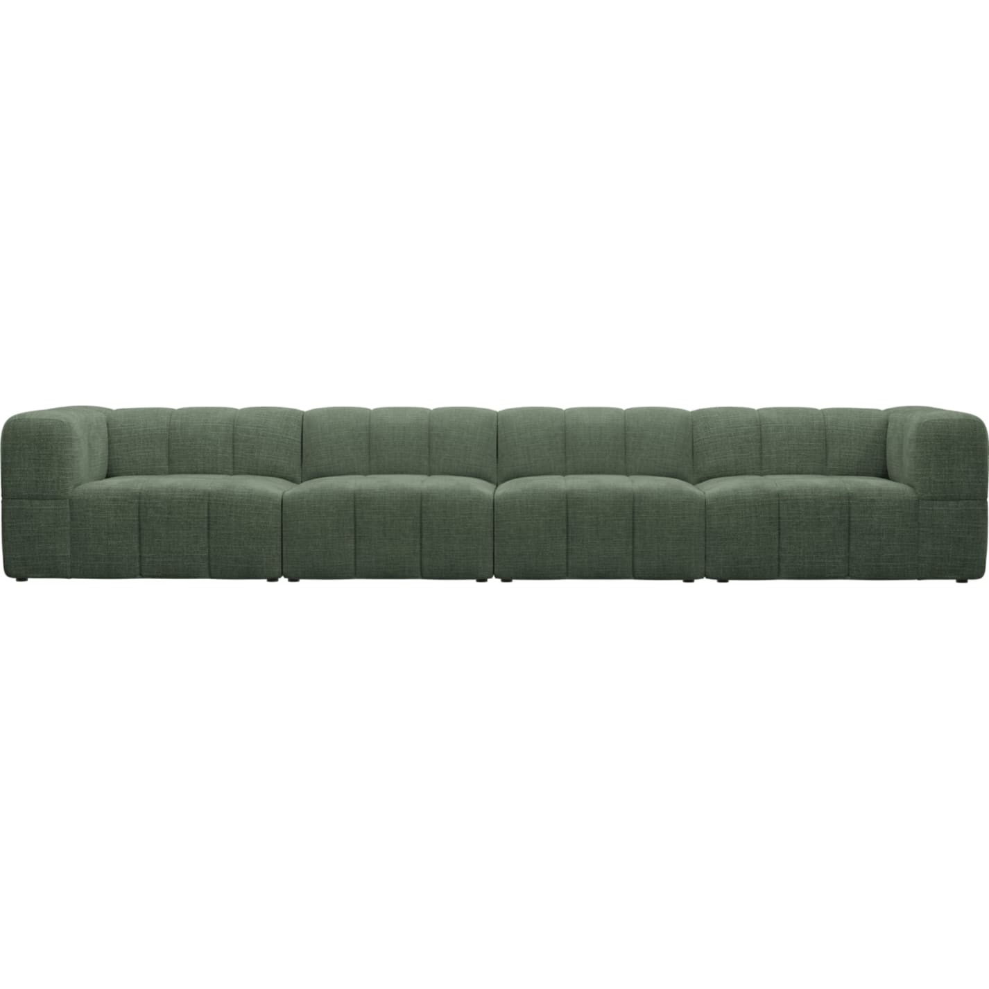 Lucello Tribute Dark Jade Modular Sofa - 4 Piece color Tribute Dark Jade