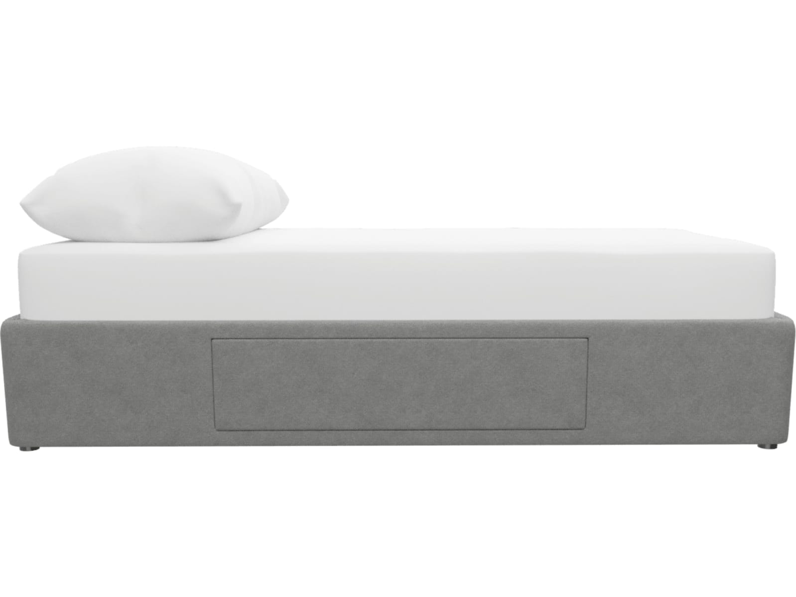 Zenith Kids 1 Storage Drawer Bed Base Maya Flint color Maya Flint