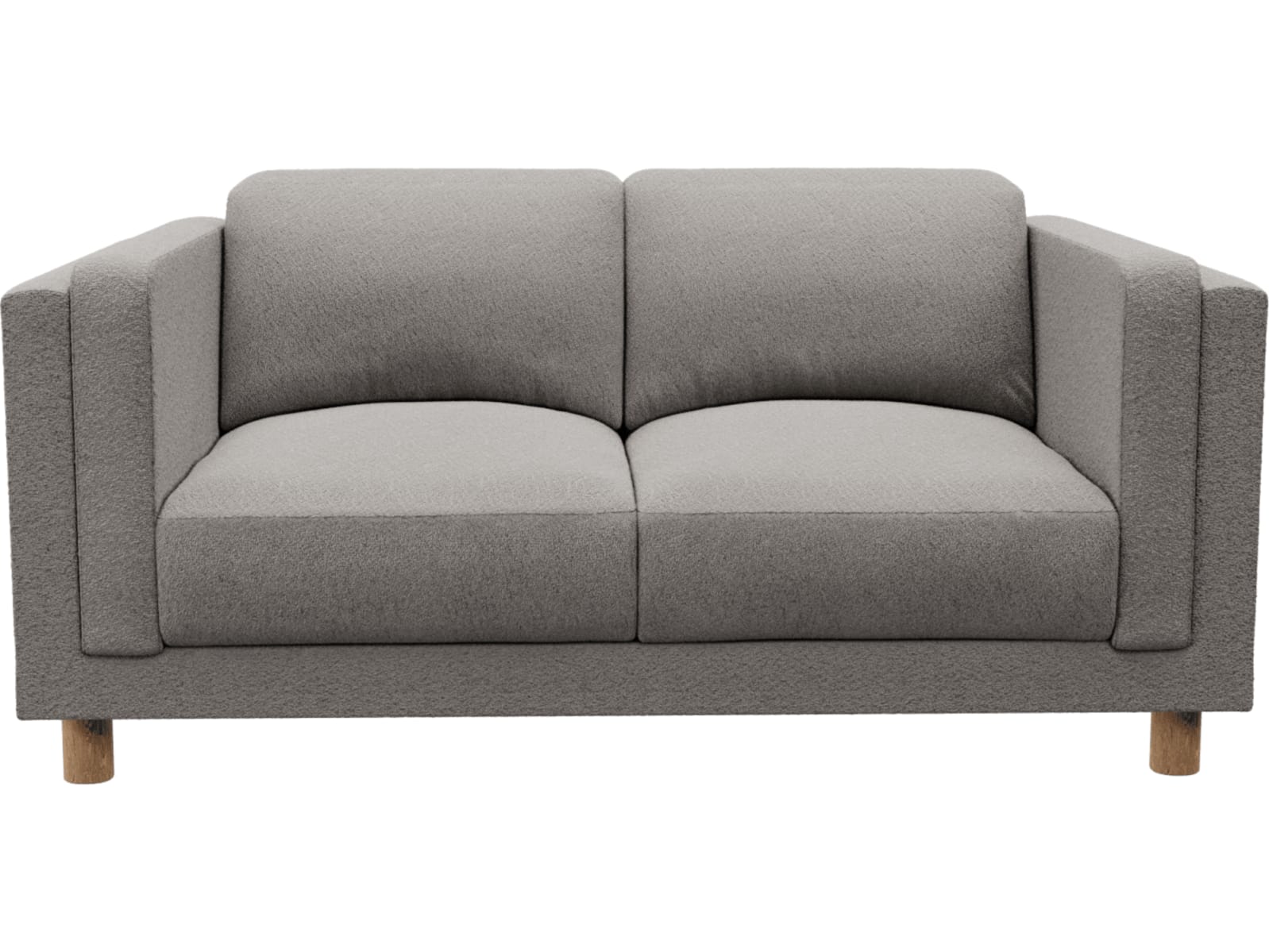 Hayes Boucle Pumice Sofa - 2 Seater color Boucle Pumice