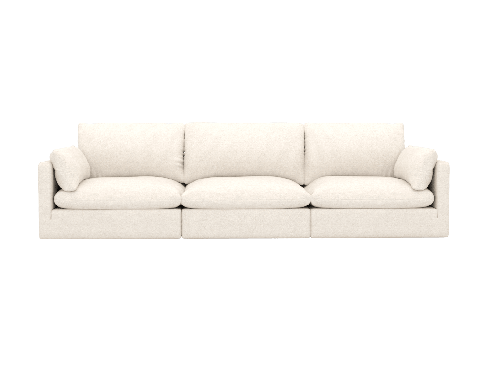 Willow Noa Fog Modular Sofa - 3 Seater color Noa Fog
