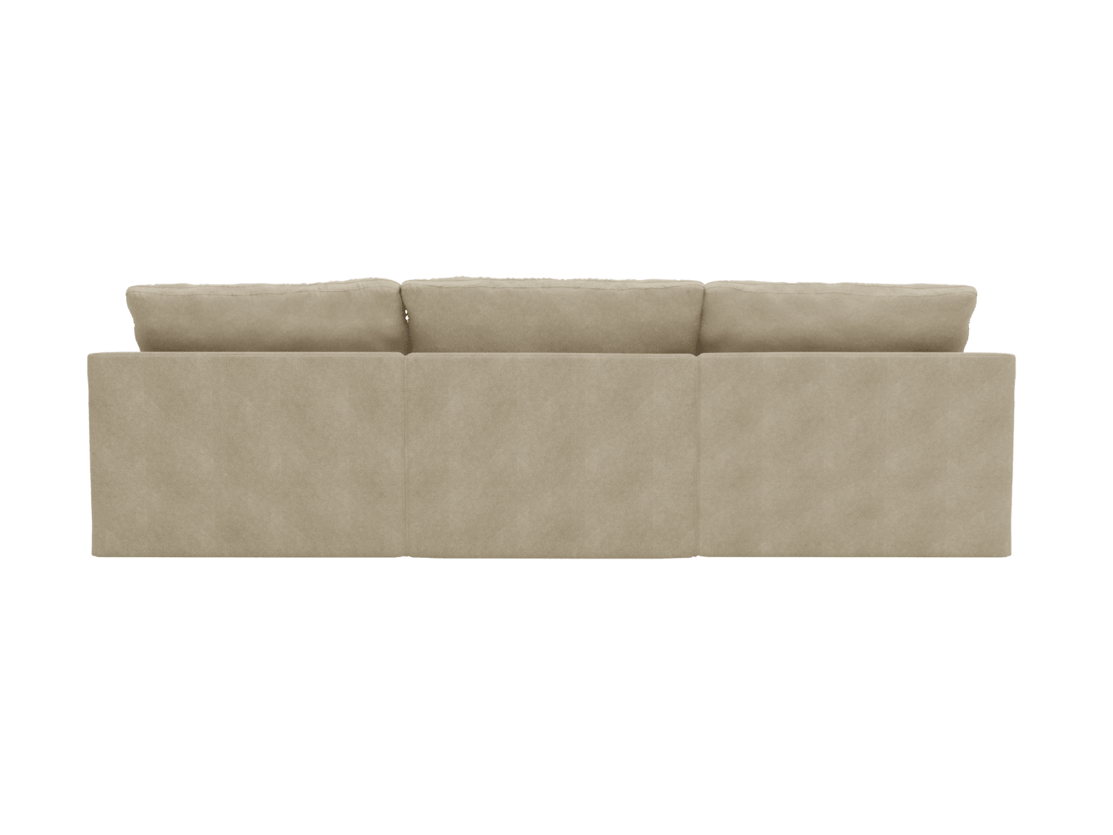 Retreat Avon Taupe Chaise Sofa - 3 Seater color Avon Taupe
