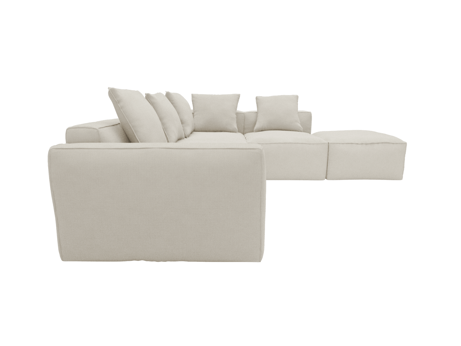 Riley Apt Toorak Pearl Sofa - 5 Seater RAF Terminal color Toorak Pearl