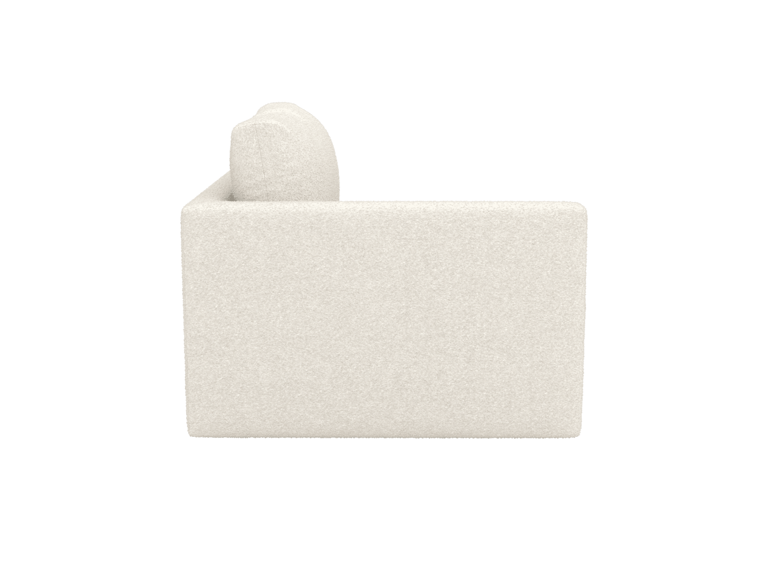 Haven Boucle Ivory Left Arm Facing Sofa Module color Boucle Ivory