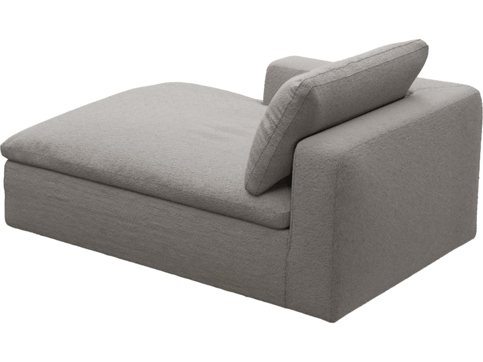 Cloud Deep Chaise Left Module Boucle Pumice color Boucle Pumice