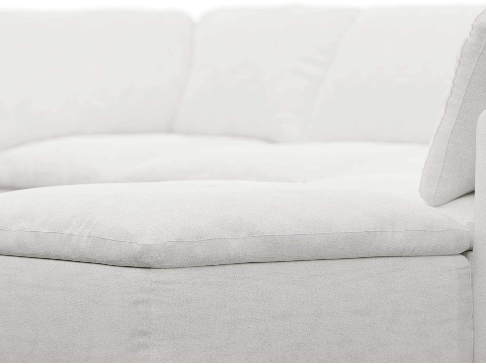 Cloud Deep Noa Fog Modular Sofa - 6 Piece color Noa Fog