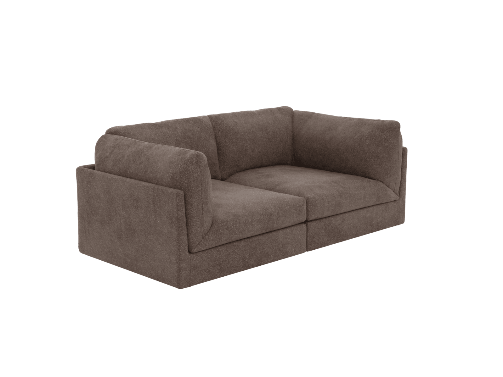 Finley Muse Mink Modular Sofa - 2 Seater color Muse Mink