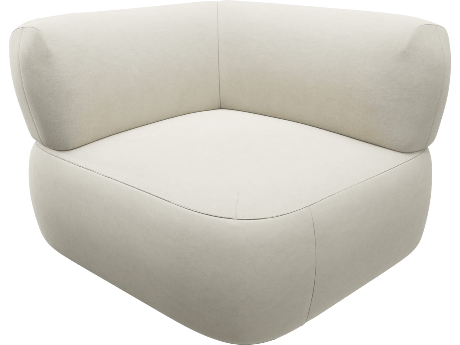 Beckett Muse Flax Sofa Module Corner color Muse Flax