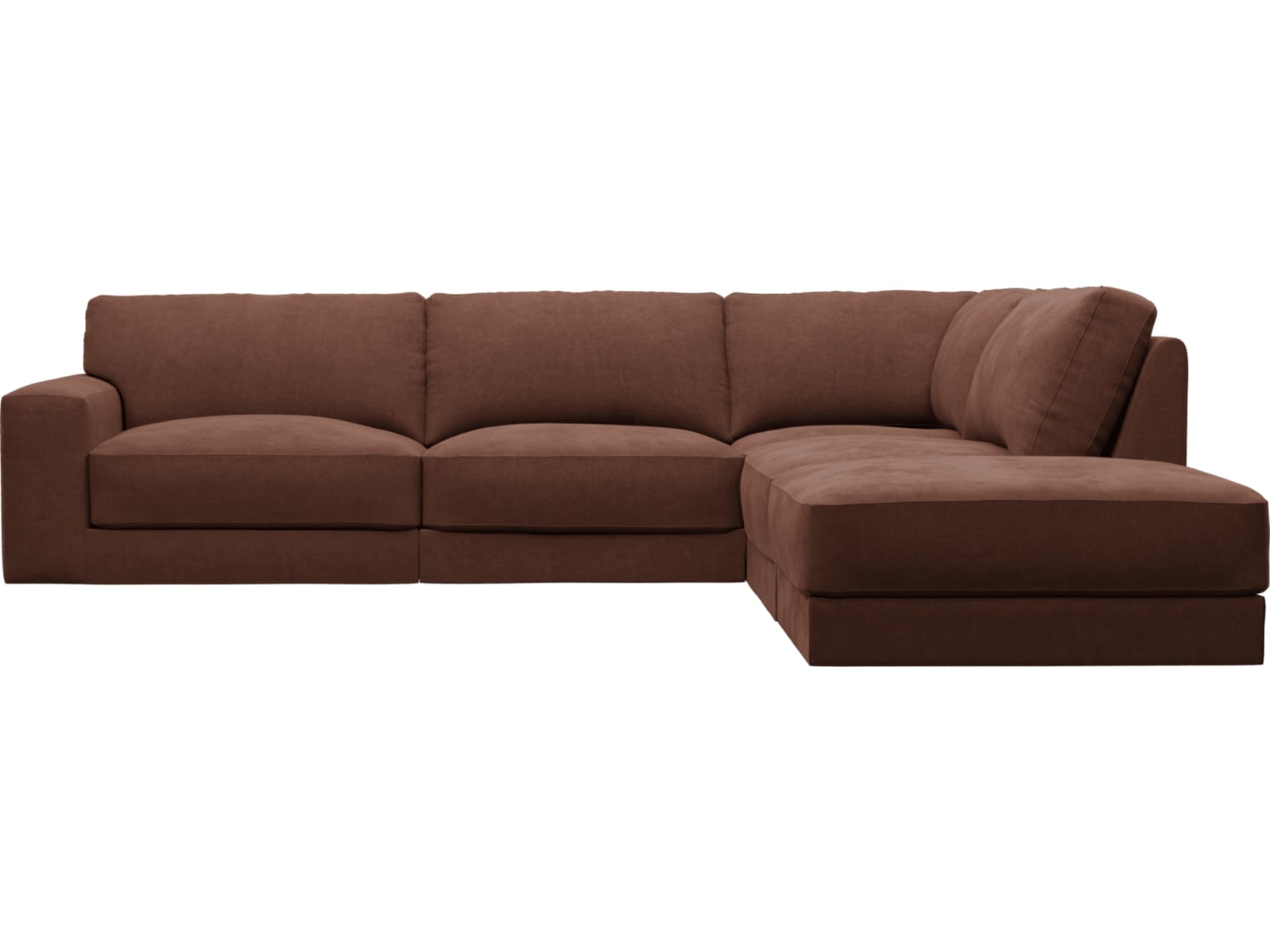 Monica Muse Rust Sofa - 5 Seater RAF Terminal color Muse Rust