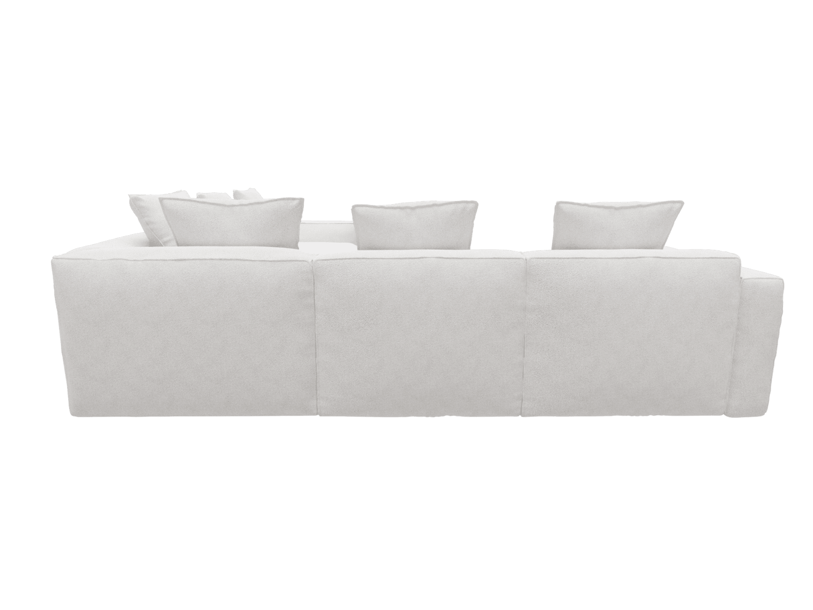 Riley Apt Noa Fog Corner Sofa - 5 Seater color Noa Fog