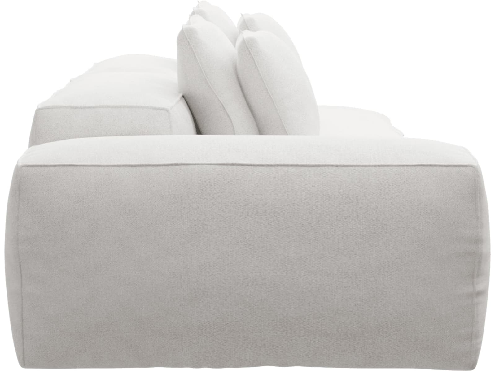 Riley Noa Fog Modular Sofa - 1x Arm, 1x Armless, 1x Right Terminal color Noa Fog