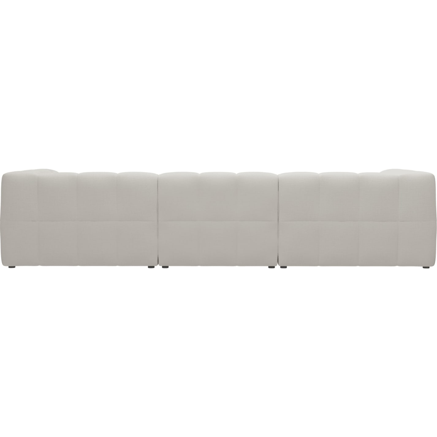 Lucello Tribute Ice Modular Sofa with Ottoman - 4 Piece color Tribute Ice
