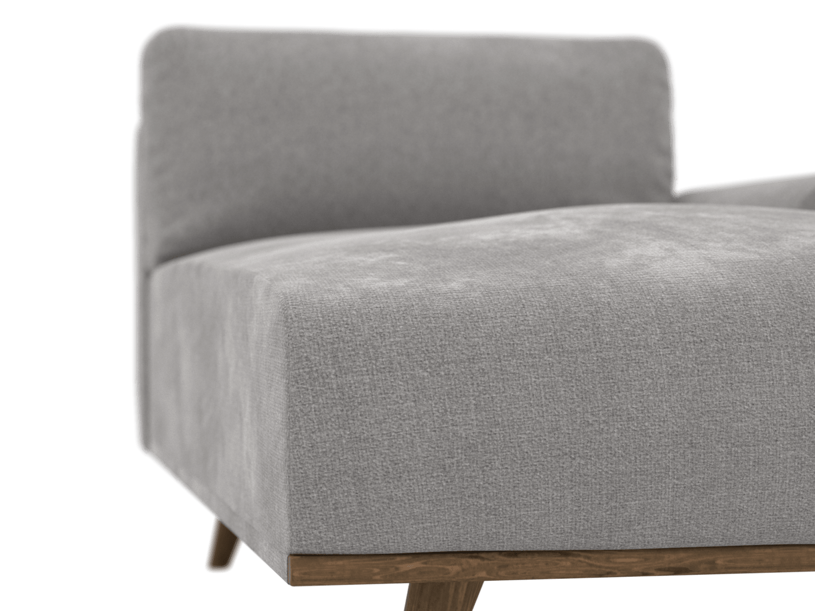 Dane Toorak Pebble Chaise Right Arm Facing Sofa Module color Toorak Pebble