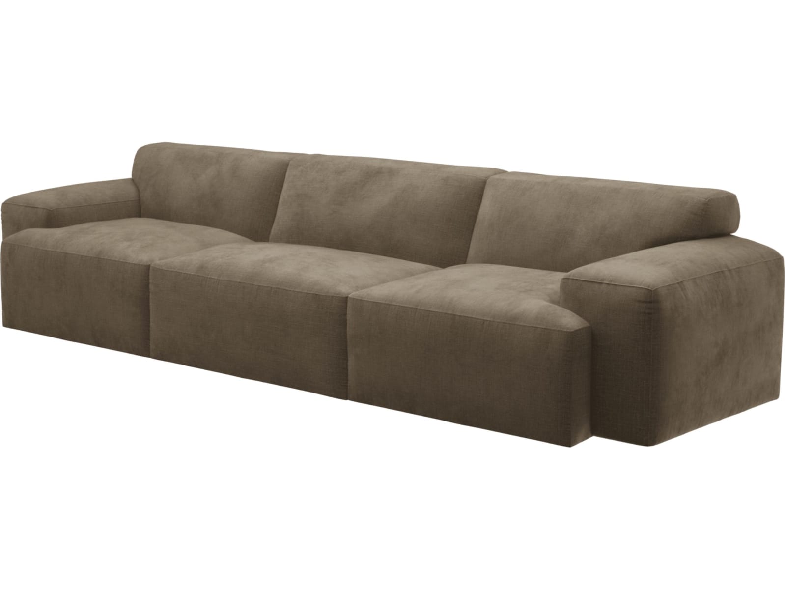 Copenhagen Tribute Walnut Sofa - 3 Seater color Tribute Walnut