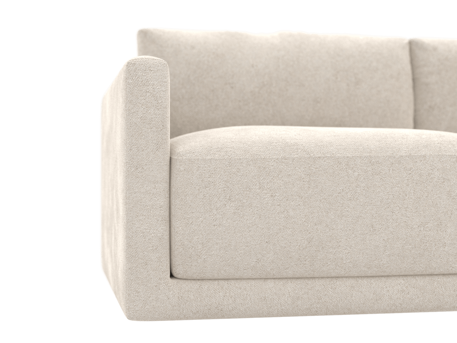 Haven Avon Mineral 3.5 Seater Sofa color Avon Mineral