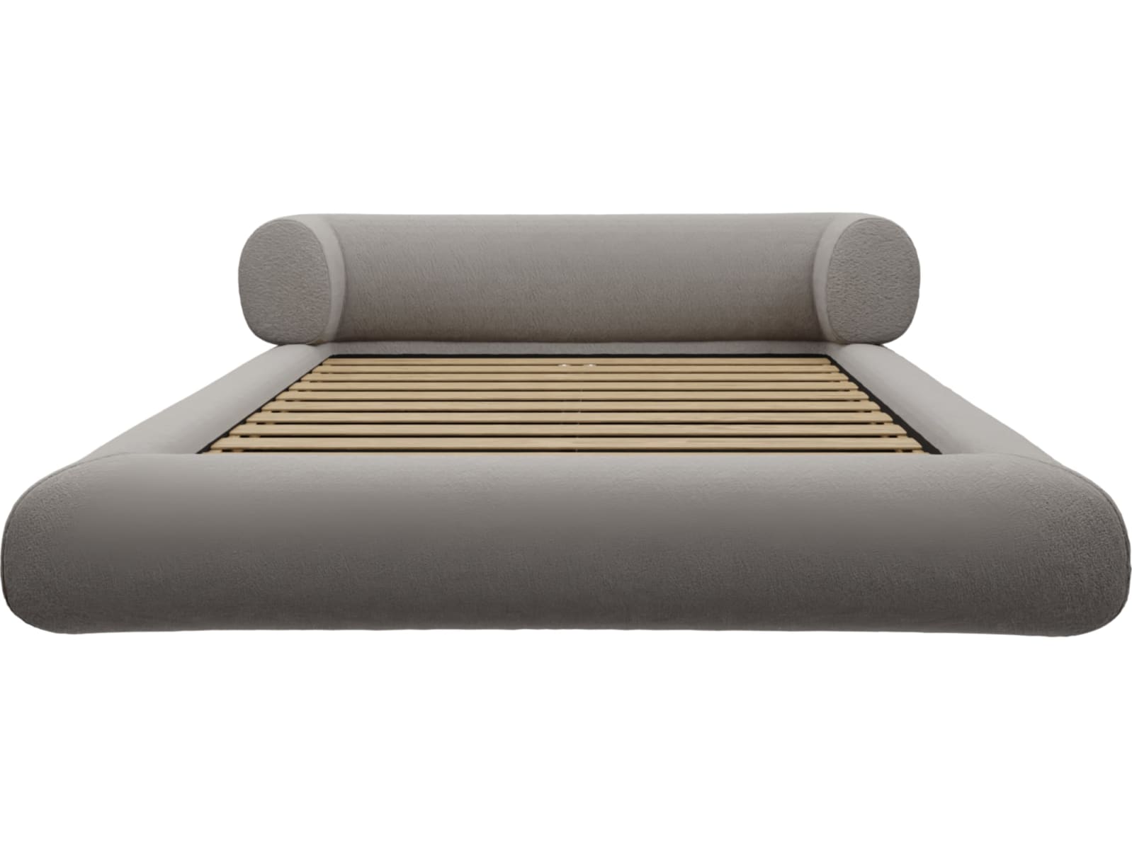 Frankie Bed Boucle Pumice color Boucle Pumice