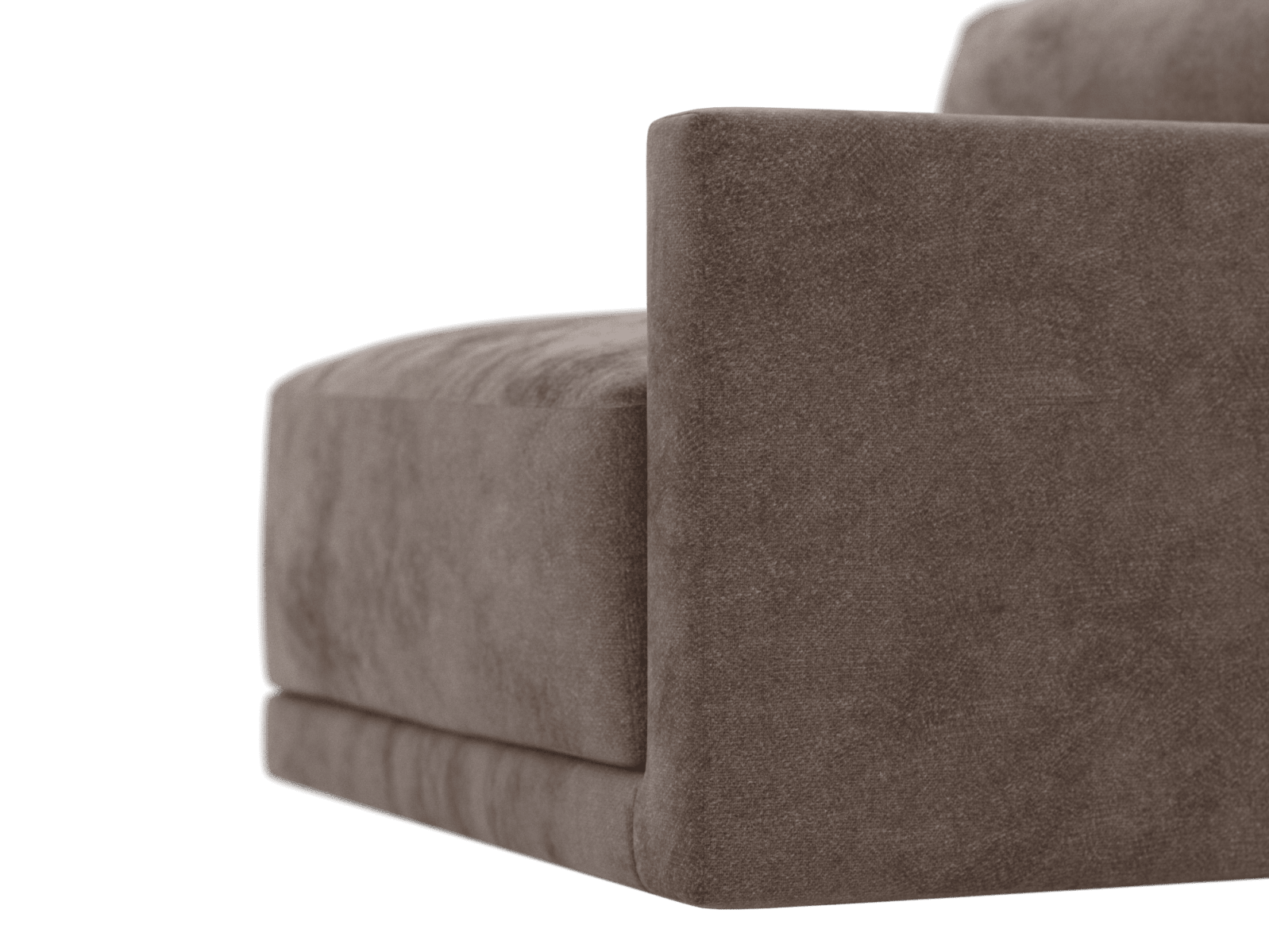 Haven Muse Mink Right Arm Facing Sofa Module color Muse Mink