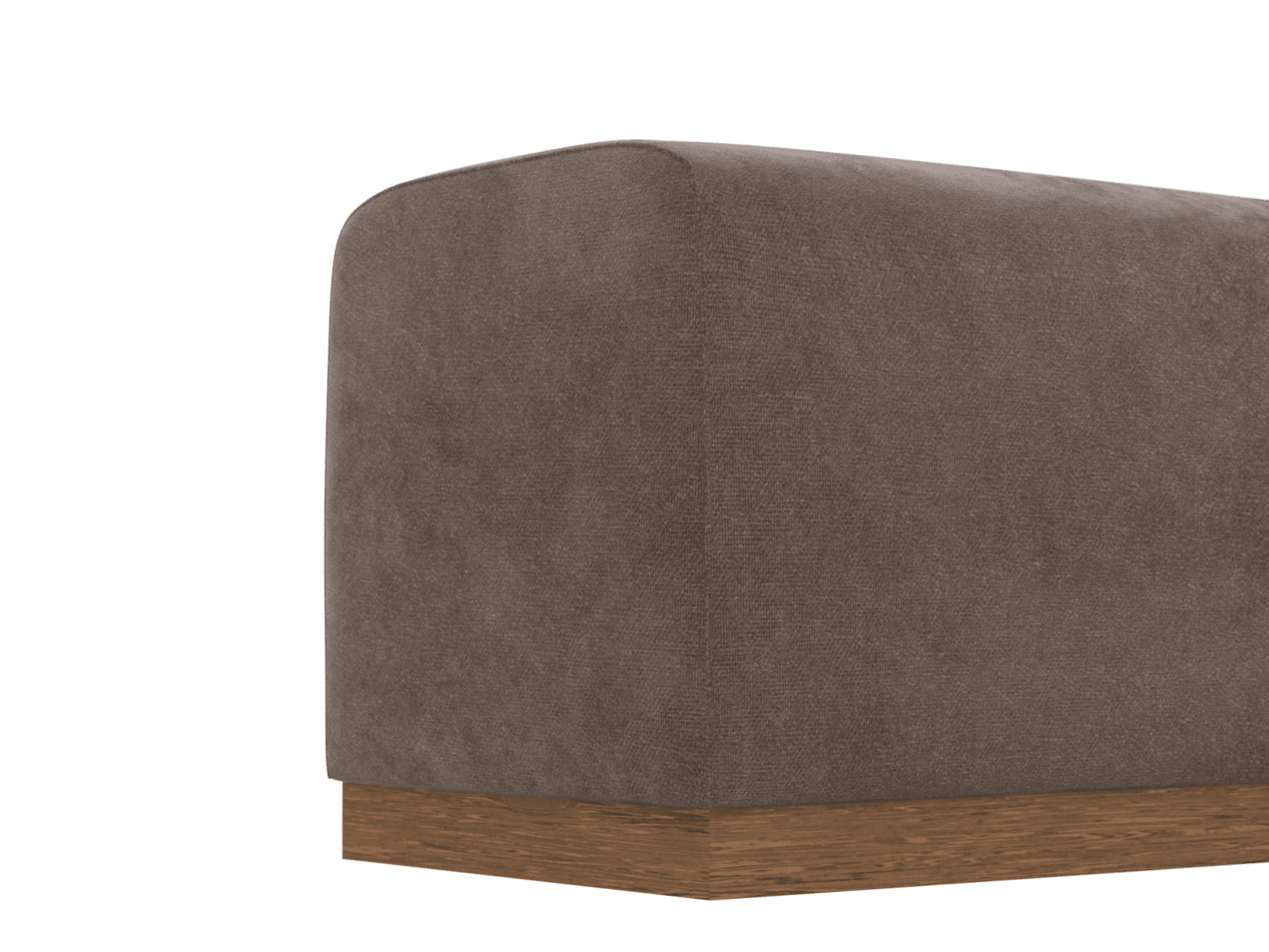 Havana Bed End Muse Mink color Muse Mink