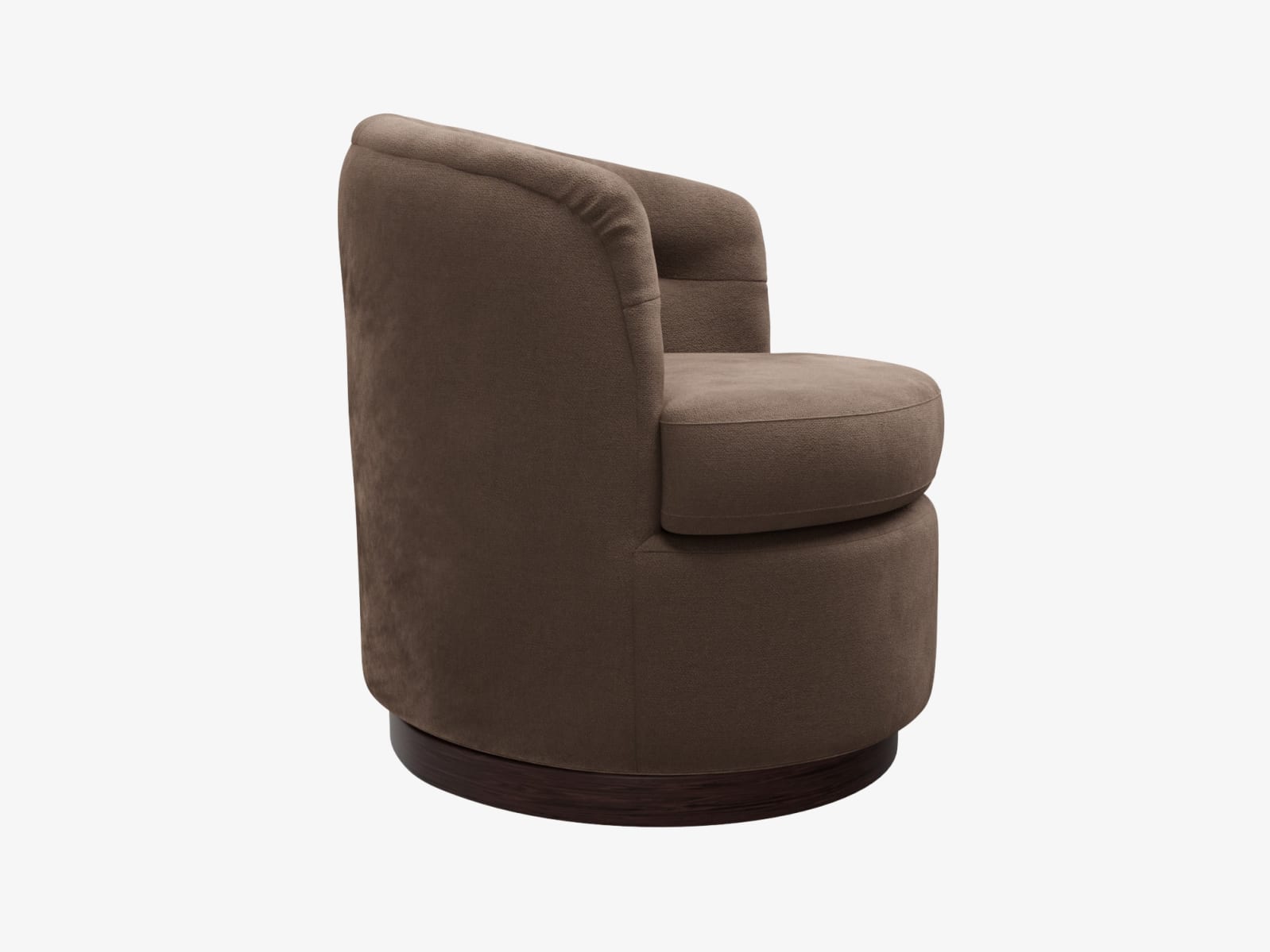 Penelope Swivel Chair Muse Chocolate color Muse Chocolate