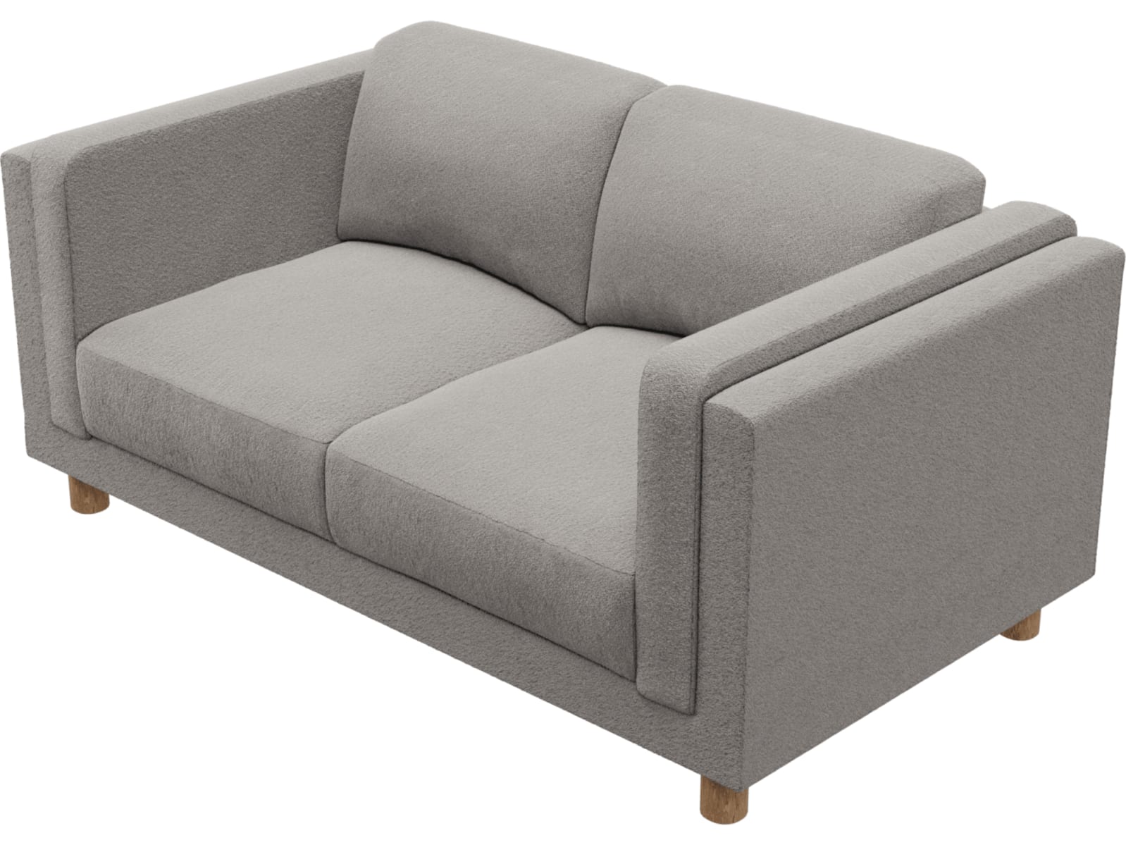 Hayes Boucle Pumice Sofa - 2 Seater color Boucle Pumice