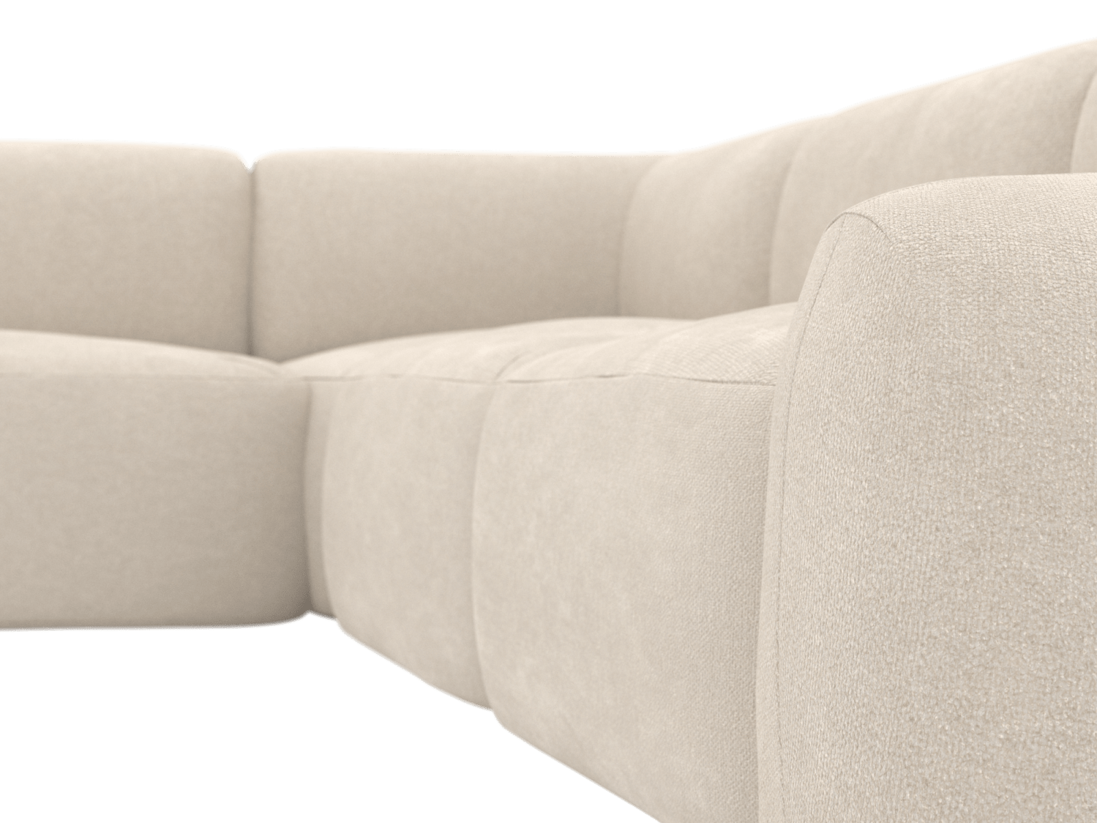 Beckett Tribute Shell Modular Sofa - 6 Seater color Tribute Shell