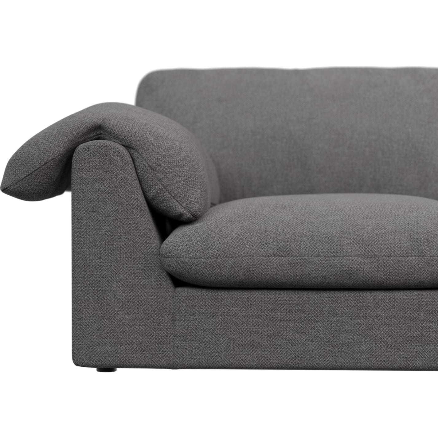 Ludlow California Slate Modular Sofa RAF Terminal - 6 Seater color California Slate