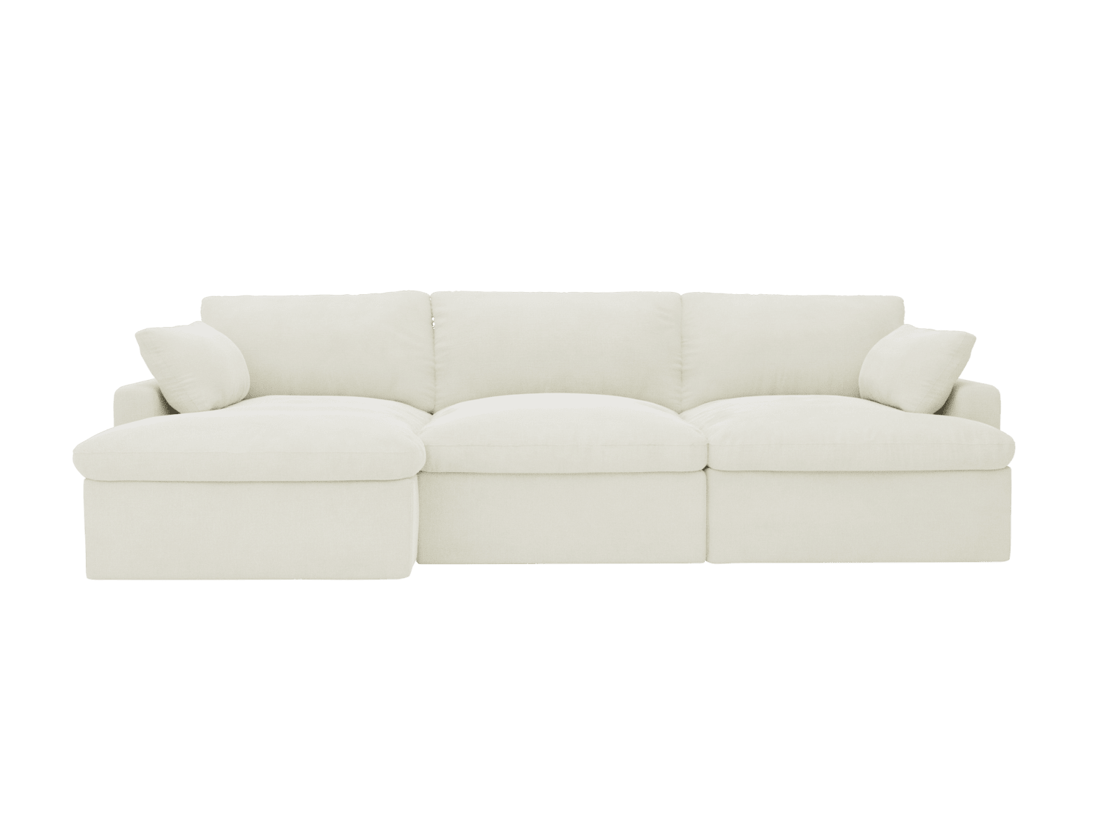 Retreat Tribute Shell Chaise Sofa - 3 Seater color Tribute Shell