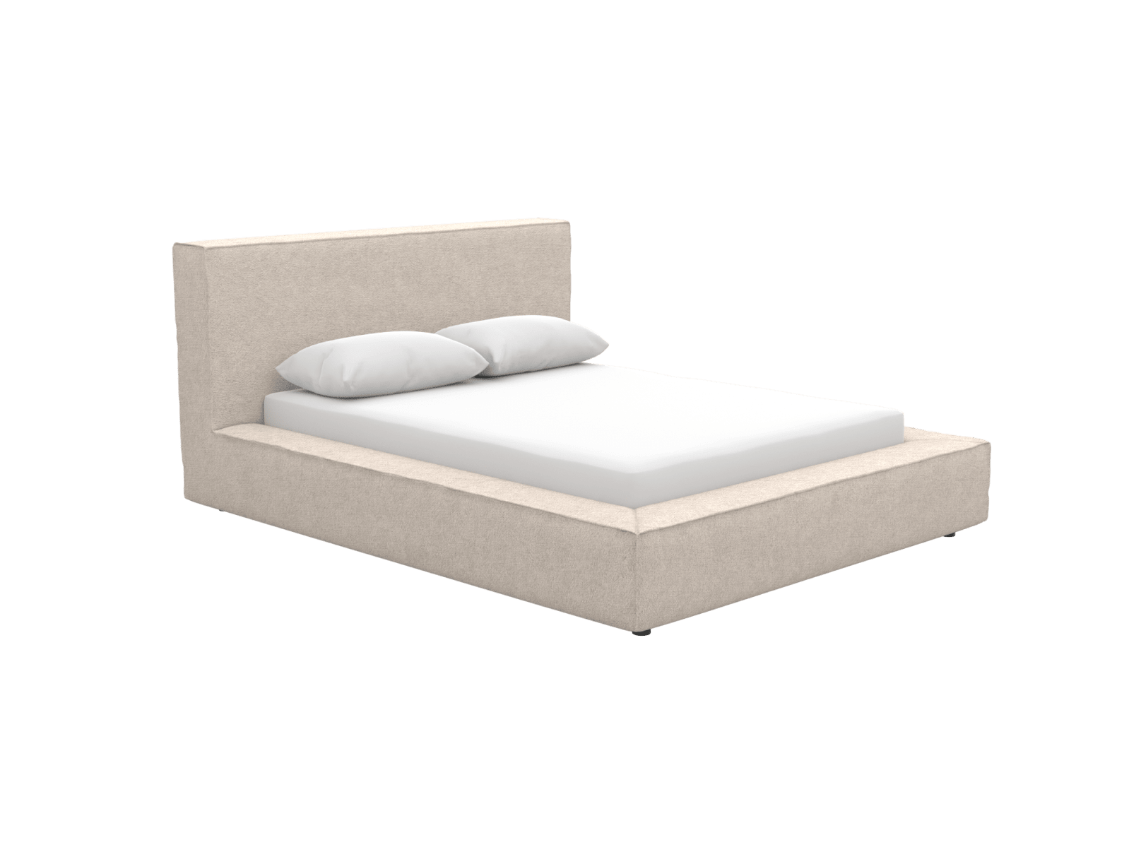 Riley Bed Separate Cover Noa Desert Slip Cover Queen color Noa Desert