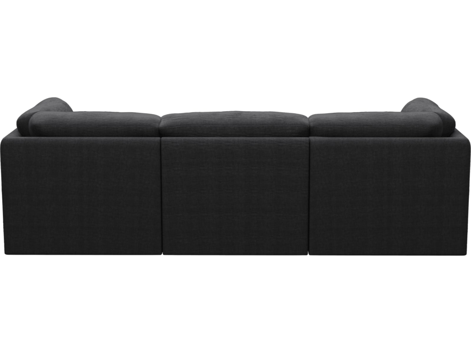 Emily Modular Sofa Plaza Flint Grey - 3 Piece color Plaza Flint Grey