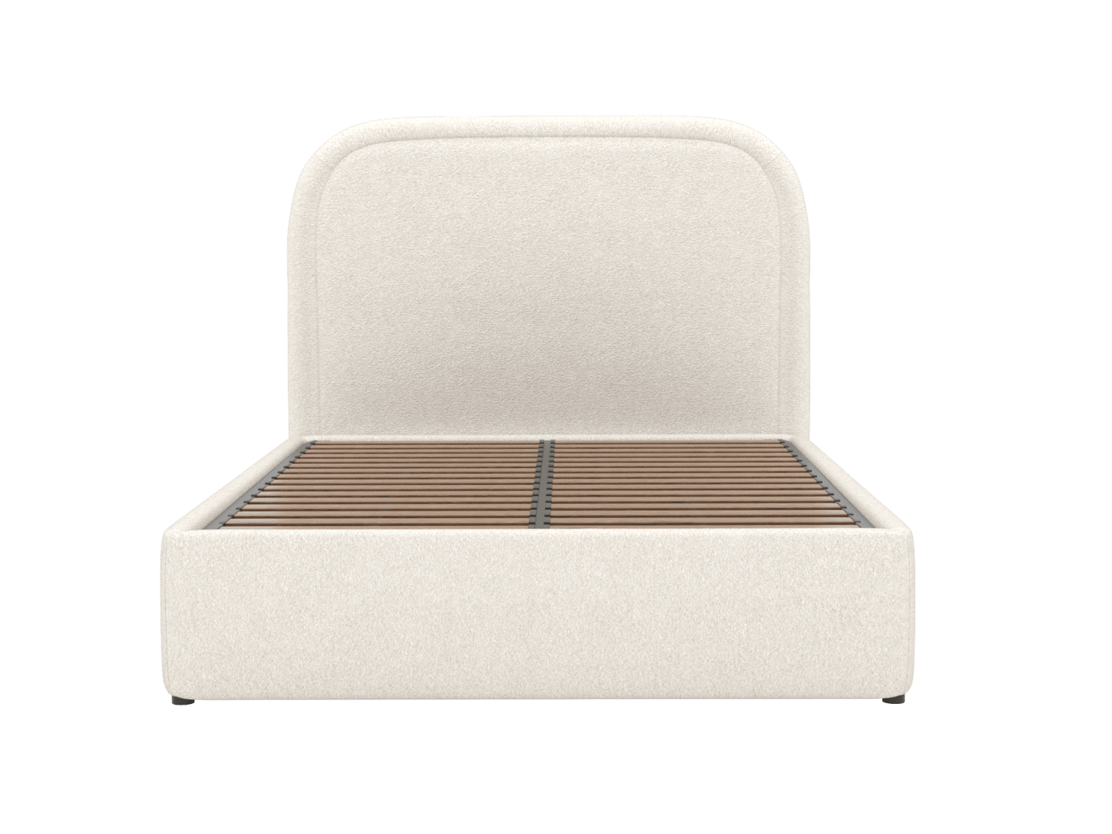 Libby Leo Gas Lift Bed Boucle Ivory color Boucle Ivory