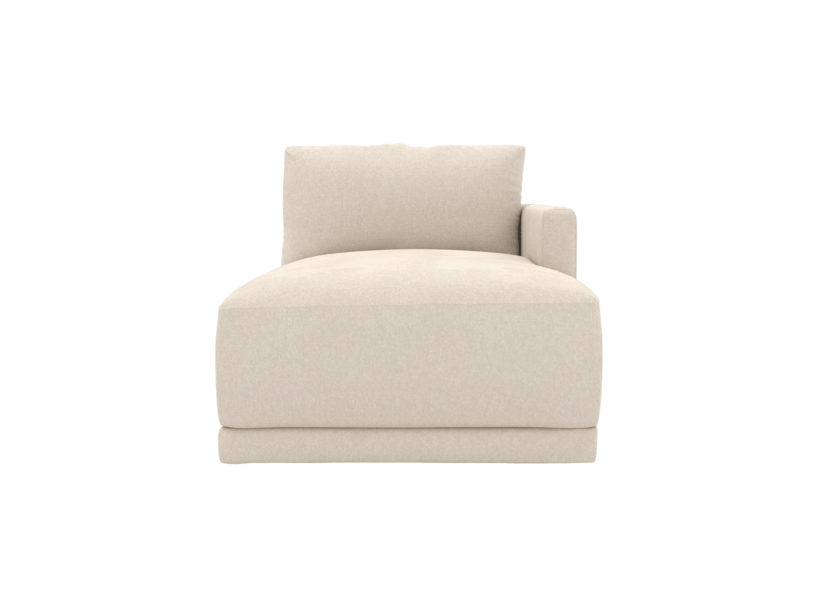 Haven Tribute Shell Right Arm Facing Chaise Sofa Module color Tribute Shell