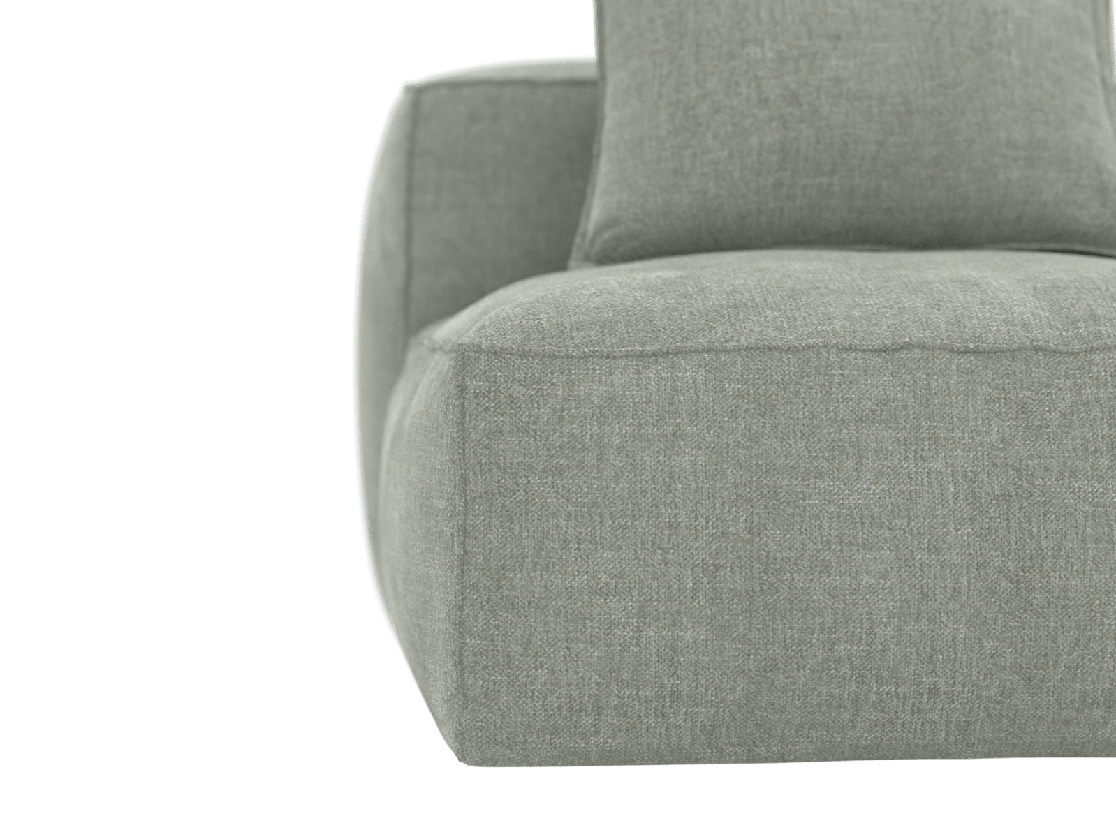 Riley Avon Sage Armless Sofa Module color Avon Sage