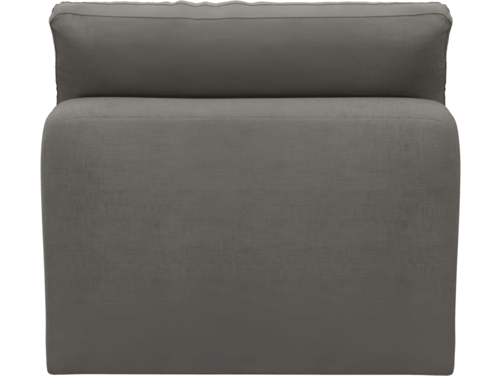 Cloud Deep Armless Module Isla Soft Grey color Isla Soft Grey