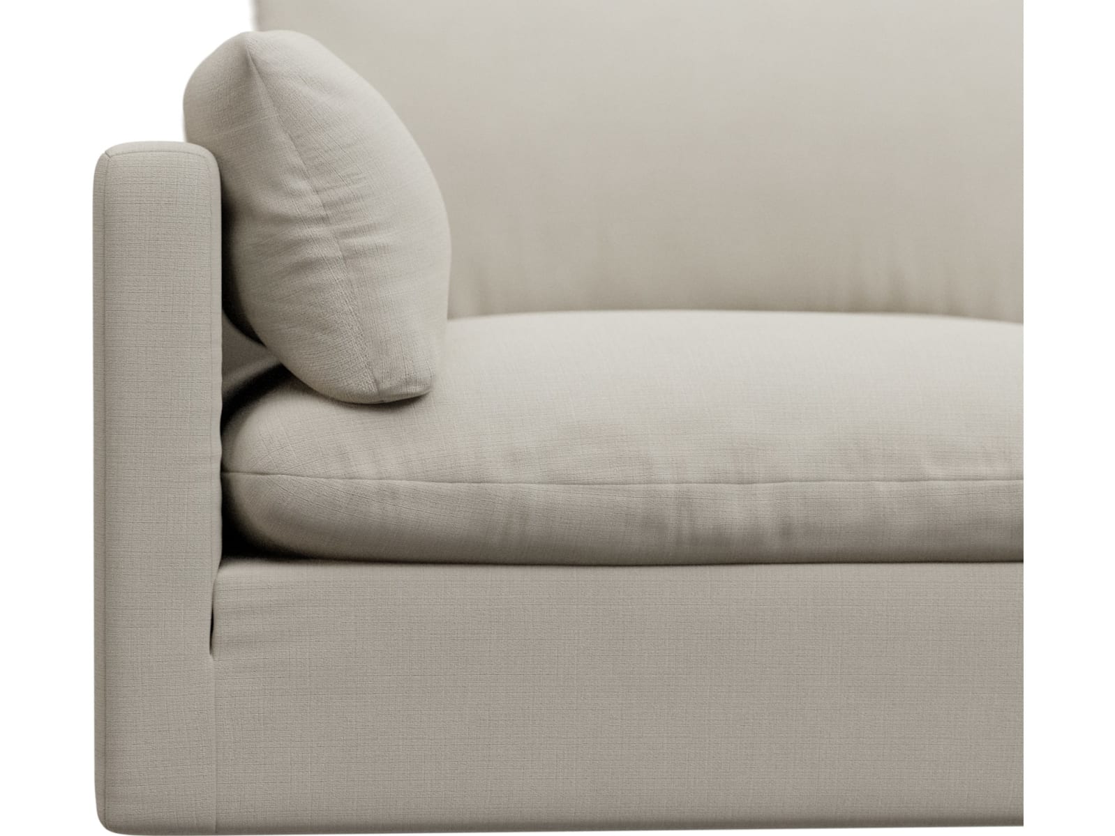 Willow Toorak Pearl Modular Sofa - 2 Seater color Toorak Pearl