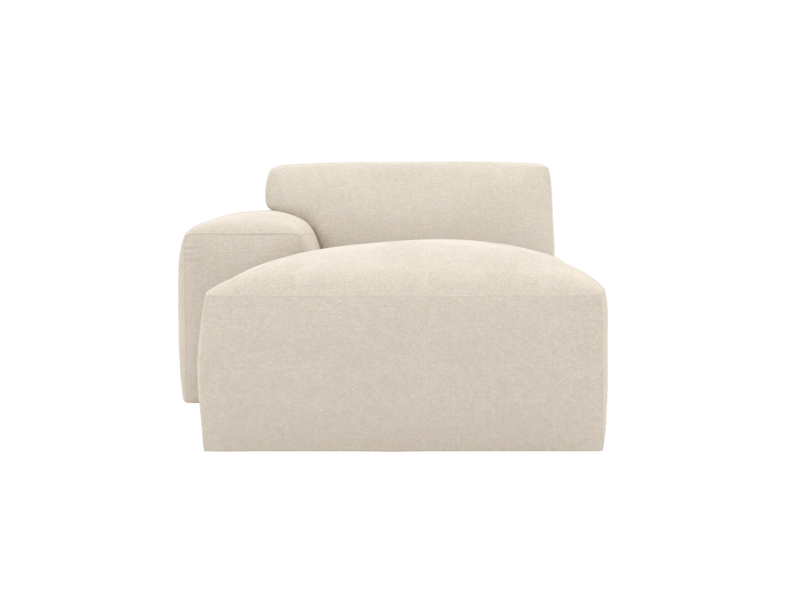 Copenhagen Tribute Shell Left Arm Facing Chaise Module color Tribute Shell